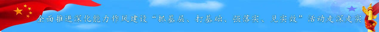 全面推進(jìn)深化能力作風(fēng)建設(shè)“工作落實(shí)年”活動(dòng)走深走實(shí)