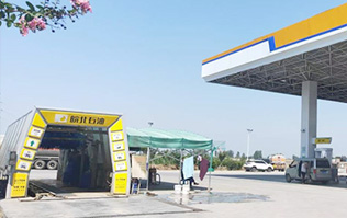 疫情之下，一座皖北石油加油站的日常 ！皖北石油加油站——選配全自動(dòng)洗車機(jī)作業(yè)，加油配套得力助手！