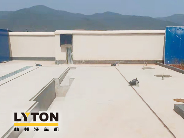 高品質土建,引領高質量發展!云貴龍門全自動洗車機土建完工!